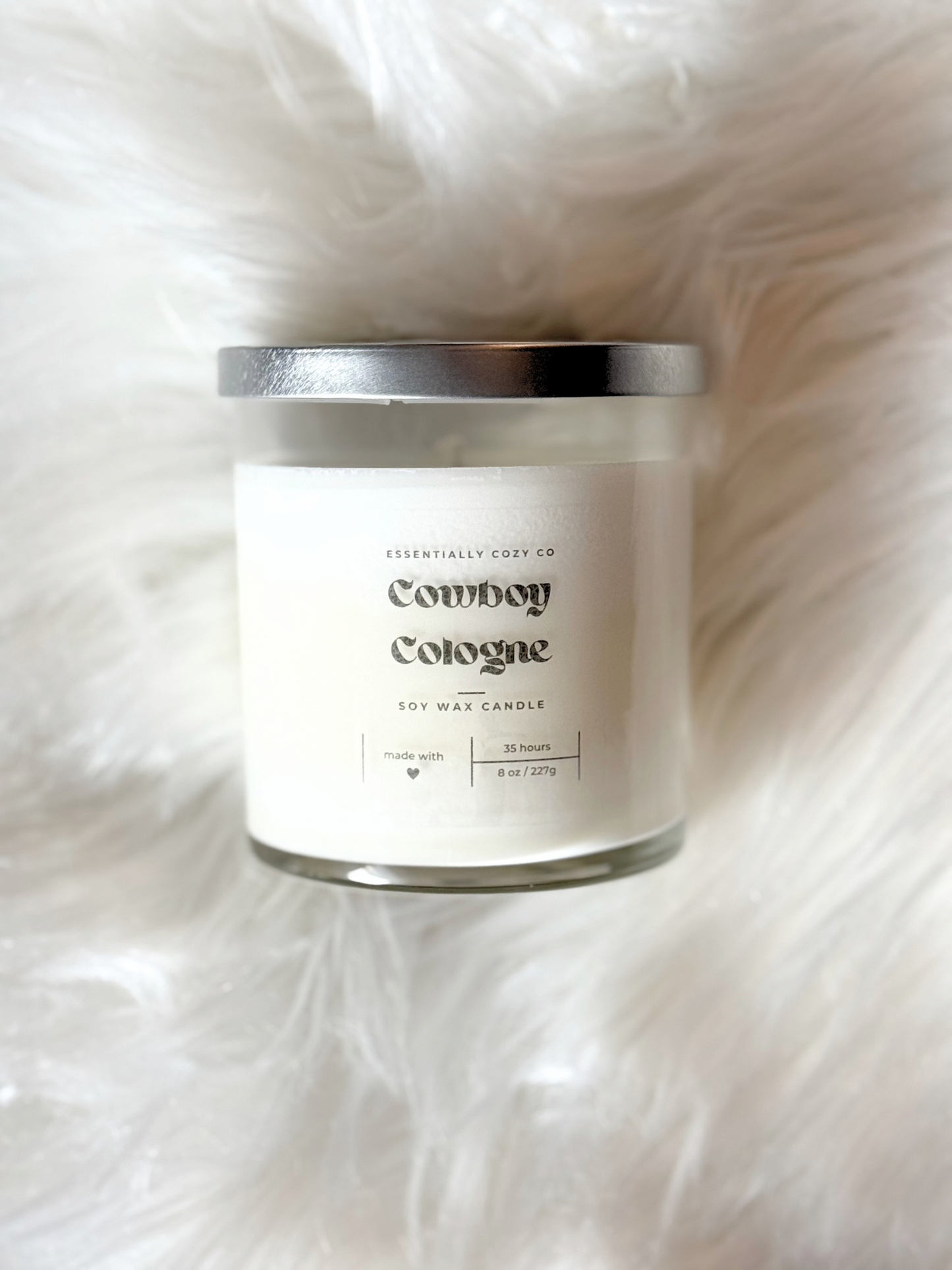Cowboy Cologne Soy Wax Candle