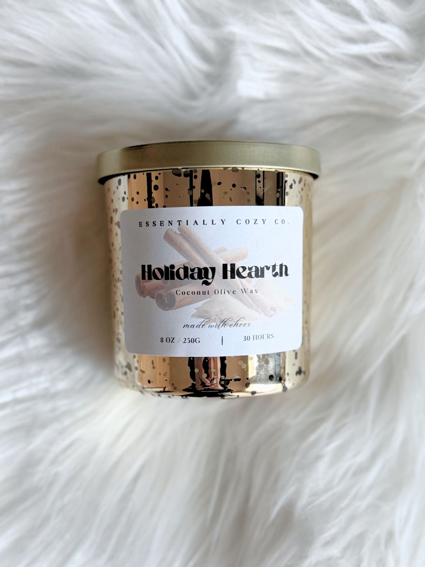 Holiday Hearth Candle