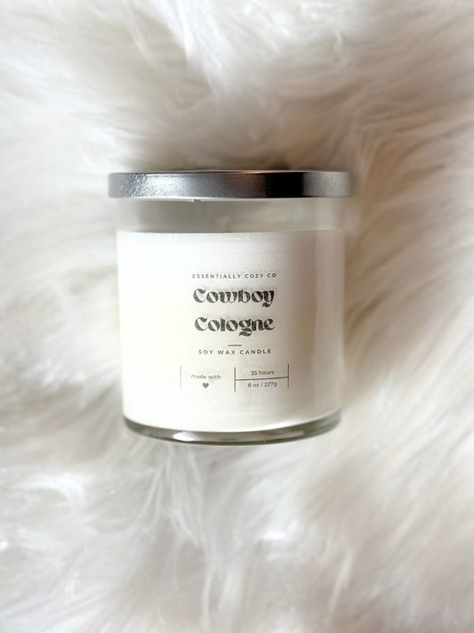 Cowboy Cologne Soy Wax Candle