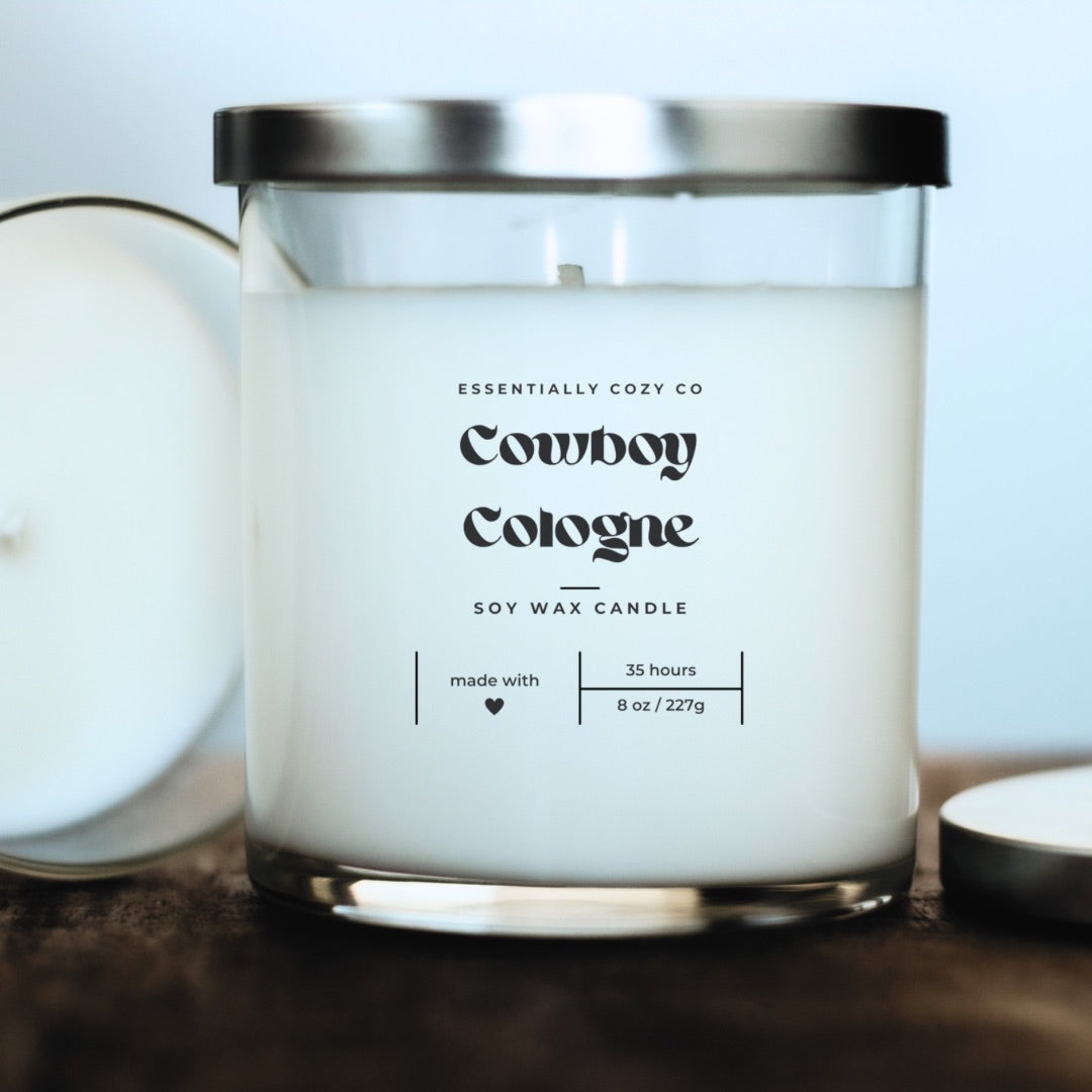 Cowboy Cologne Soy Wax Candle